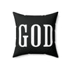 ONLY GOD  Polyester Square Pillow