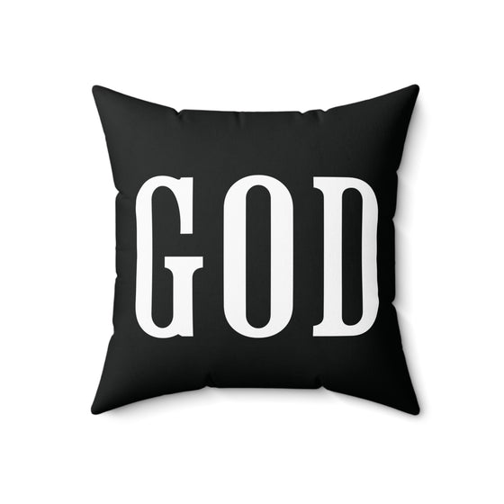 ONLY GOD  Polyester Square Pillow