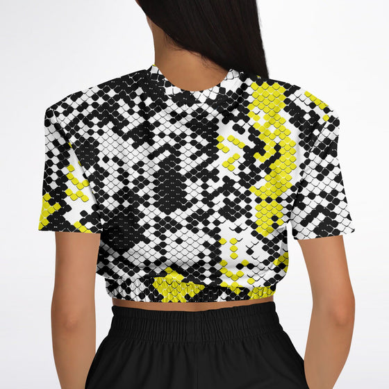 Python Crop top with Flare leggings
