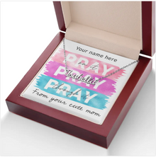  personalized Necklace  message card.