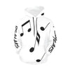 Music note 3 All Over Print Hoodie for Women (USA Size) (Model H13)