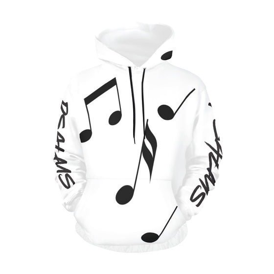 Music note 3 All Over Print Hoodie for Women (USA Size) (Model H13)