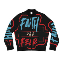  Faith Over Fear Bomber Jacket (Aop) Seam Thread Color Automatically Matched To Design / S All Over