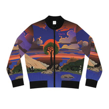  Garden Of Eden Womens Bomber Jacket (Aop) Seam Thread Color Automatically Matched To Design / S All