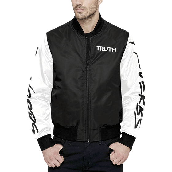 Proverbs Puff Bomber Jacket