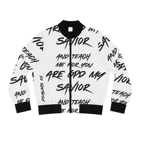 Psalms 25 Bomber Jacket (Aop) Seam Thread Color Automatically Matched To Design / S All Over Prints