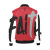 FAITH All Over Print Quilted Bomber