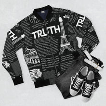  Scripture Print   Bomber Jacket