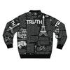 Scripture Print   Bomber Jacket