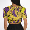 PYTHON Cropped Short Sleeve Sweatshirt -