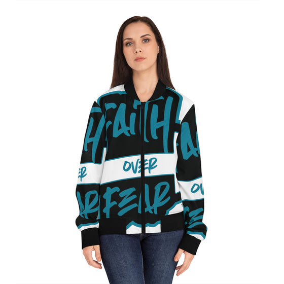 Faith over Fear Bomber Jacket