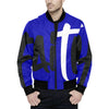 FOF SAINTS All Over Print Quilted Bomber Jacket