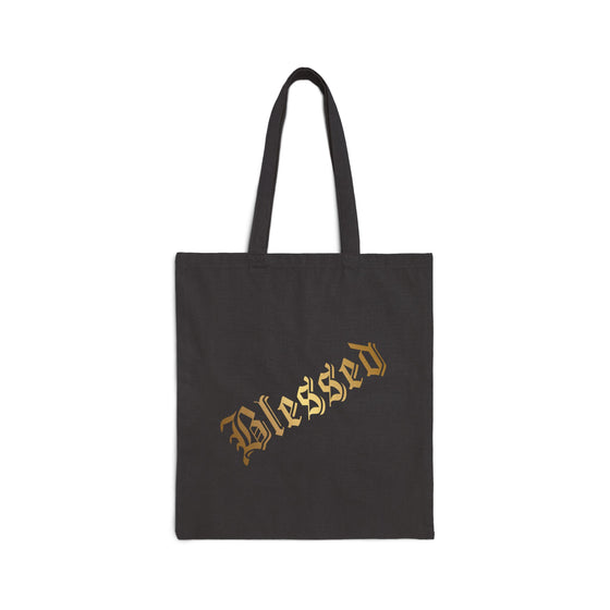 BLESSED Cotton Canvas Tote Bag