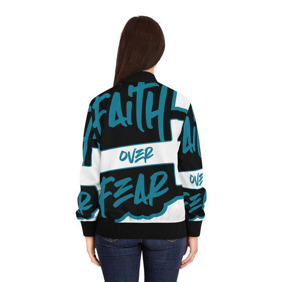 Faith over Fear Bomber Jacket