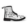 Psalms 25 Women's Canvas Boots