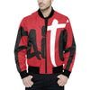 FOF SAINTS All Over Print Quilted Bomber Jacket for Men (Model H33)