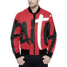  FOF SAINTS All Over Print Quilted Bomber Jacket for Men (Model H33)