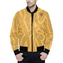  faith over Fear All Over Print Quilted Bomber Jacket for Men (Model H33)