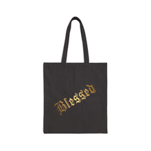  BLESSED Cotton Canvas Tote Bag