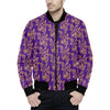 LA All Over Print Quilted Bomber Jacket