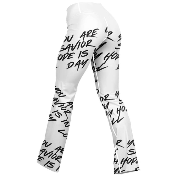 Psalms Graffiti Flare Leggings