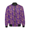 LA All Over Print Quilted Bomber Jacket