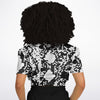 Python Cropped Short Sleeve Sweatshirt -