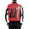 FAITH All Over Print Quilted Bomber