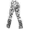 Paisley & Wheat Flare Leggings