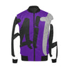 FOF SAINTS All Over Print Quilted Bomber Jacket for Men (Model H33)