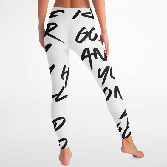 Graffiti Yoga Leggings -