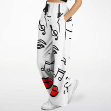  Womens Line Art Fashion Flare Jogger -