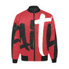 FOF SAINTS All Over Print Quilted Bomber Jacket for Men (Model H33)