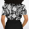 Python Cropped Short Sleeve Sweatshirt -