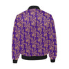 LA All Over Print Quilted Bomber Jacket