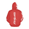 Psalms wht horizontal red All Over Print Hoodie for Men