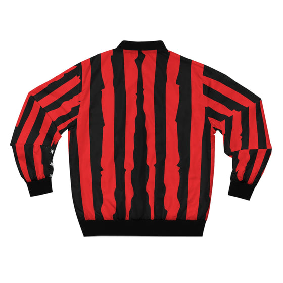 Red Stripes Windbreaker