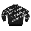 Micah 7:8 Graffiti Men's Bomber Jacket