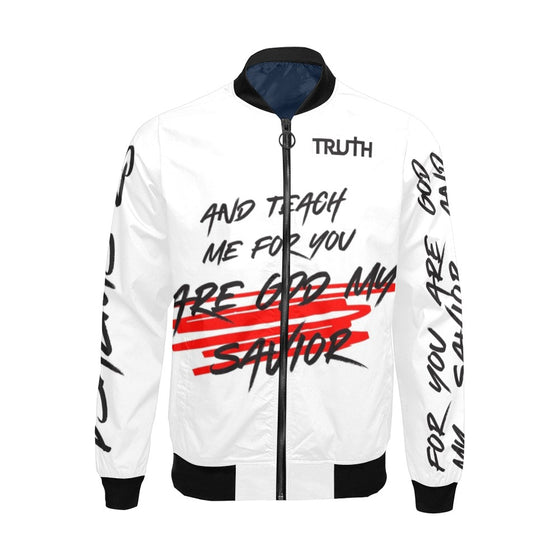 PSALMS 25 WINDBREAKER All Over Print Bomber Jacket for Men (Model H19)