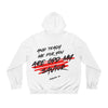 Psalms 25 Zip Up Hoodie M / Black All Over Prints