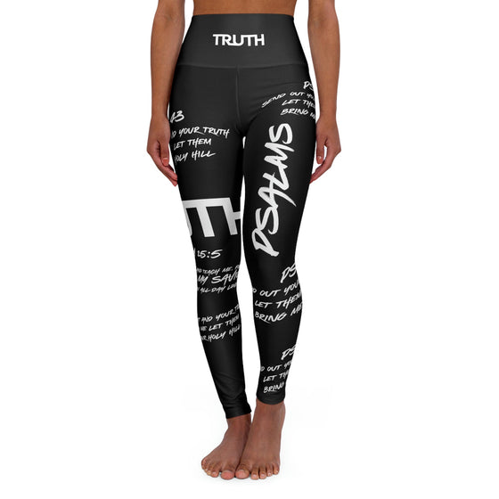 Psalms 25 High Waisted Yoga Leggings Xs All Over Prints