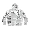 Scripture Print Mens Full-Zip Hoodie (Aop) All Over Prints