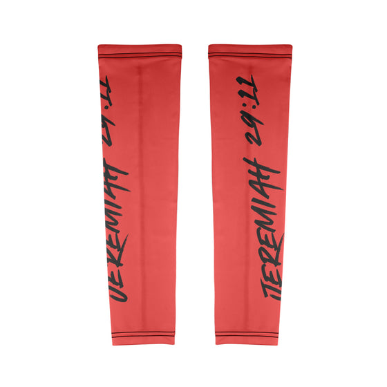 Jeremiah 29 red sleeve Arm Sleeves (Set of Two with Different Printings)