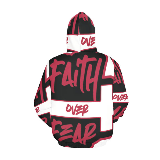 red fof hoodie pg All Over Print Hoodie for Men (USA Size) (Model H13)