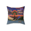Spun Polyester Square Pillow 16 × Home Decor