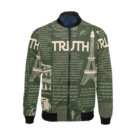 SCRIPTURE PRINT WINDBREAKER