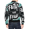 FAITH OVER FEAR WINDBREAKER TEAL