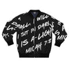 Micah 7:8 Graffiti Men's Bomber Jacket