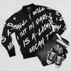 Micah 7:8 Graffiti Men's Bomber Jacket