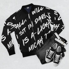  Micah 7:8 Graffiti Men's Bomber Jacket